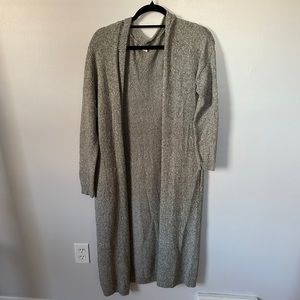 Urban Outfitters silence and noise maxi long gray cardigan size small